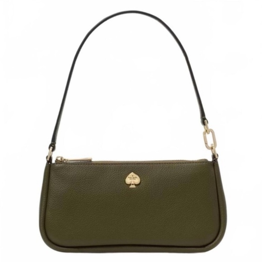 Kate Spade Kayla Convertible Wristlet Wallet Clutch SEAWEED GREEN